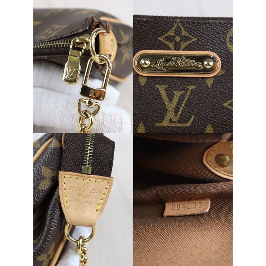 Rank A |LV Monogram Eva Shoulder Bag |23071905