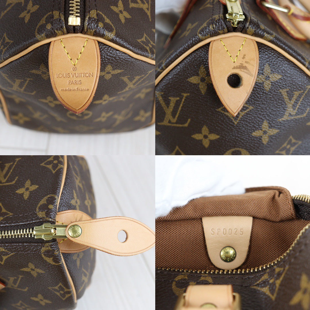 Rank A | LV Monogram Speedy 25 |23051601