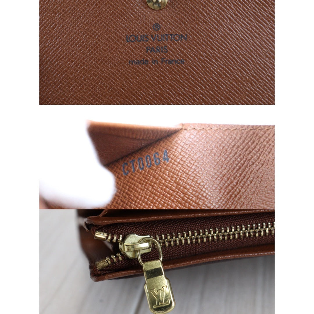 Rank A |LV Monogram Wallet|23060903