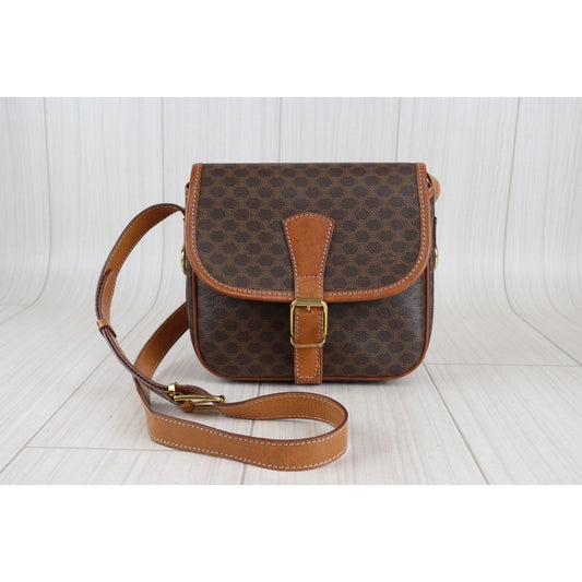 Rank AB| Celine Macadam Shoulder Bag |23061404