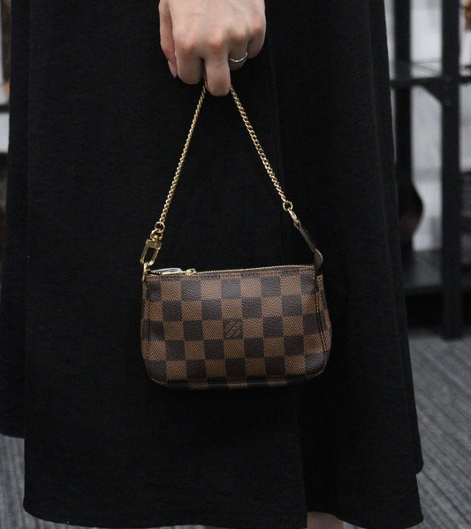 Rank A | LV Damier Mini Pochette Accessoir |23061703