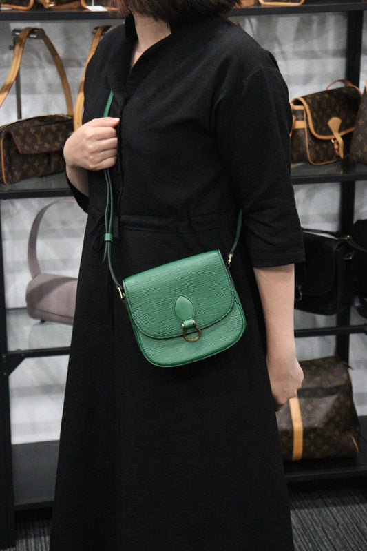 Rank A | LV Epi Saint Cloud PM Shoulder Bag |23070407