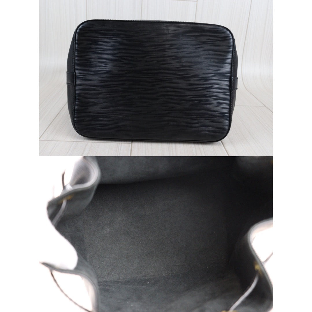 Rank A| LV Epi Shoulder Bag Black|23060617