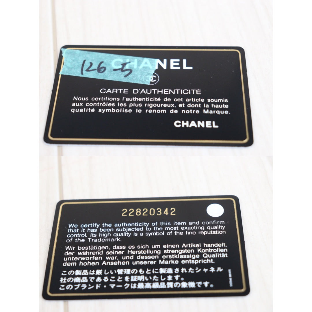 Rank A |Chanel Calf Leather Card Holder Pink|V23062616