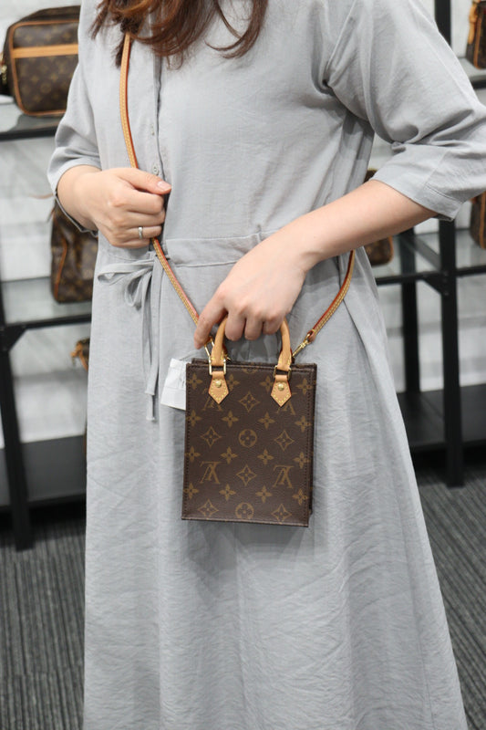 Rank A | LV Monogram Sac Pra MINI Tote Bag|23050402
