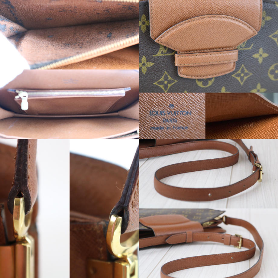 Rank A | LV Monogram Courcelles Shoulder bag |091605