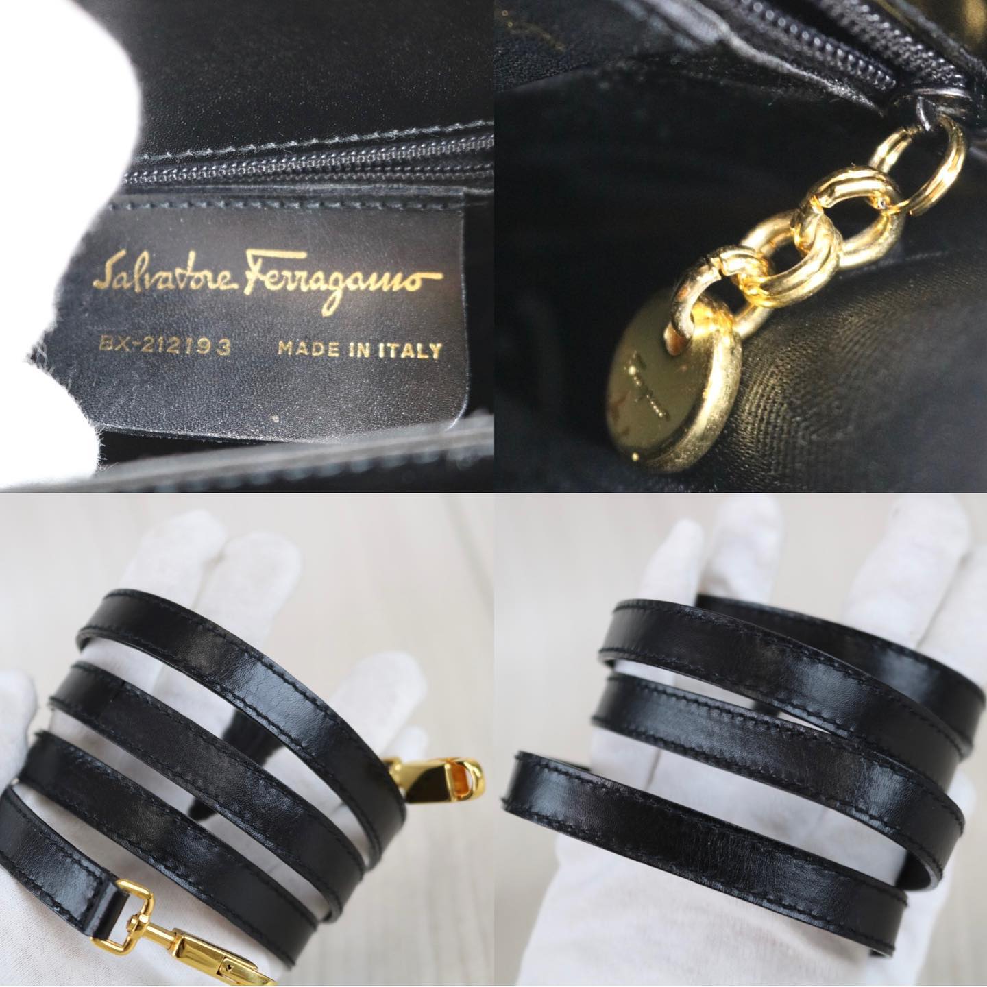 Rank SA |Ferragamo Gancini 2WAY Handbag Shoulderbag| 120916
