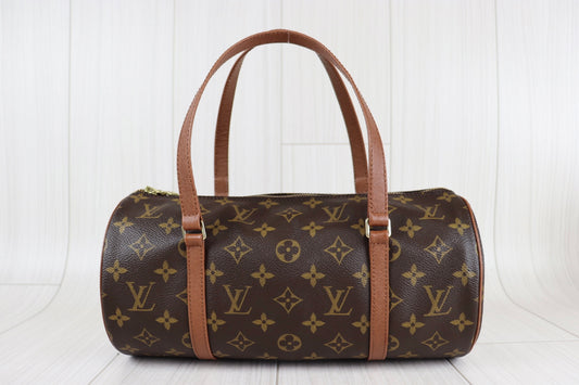 Rank A | LV Monogram Papillon 30 Handbag |22101401