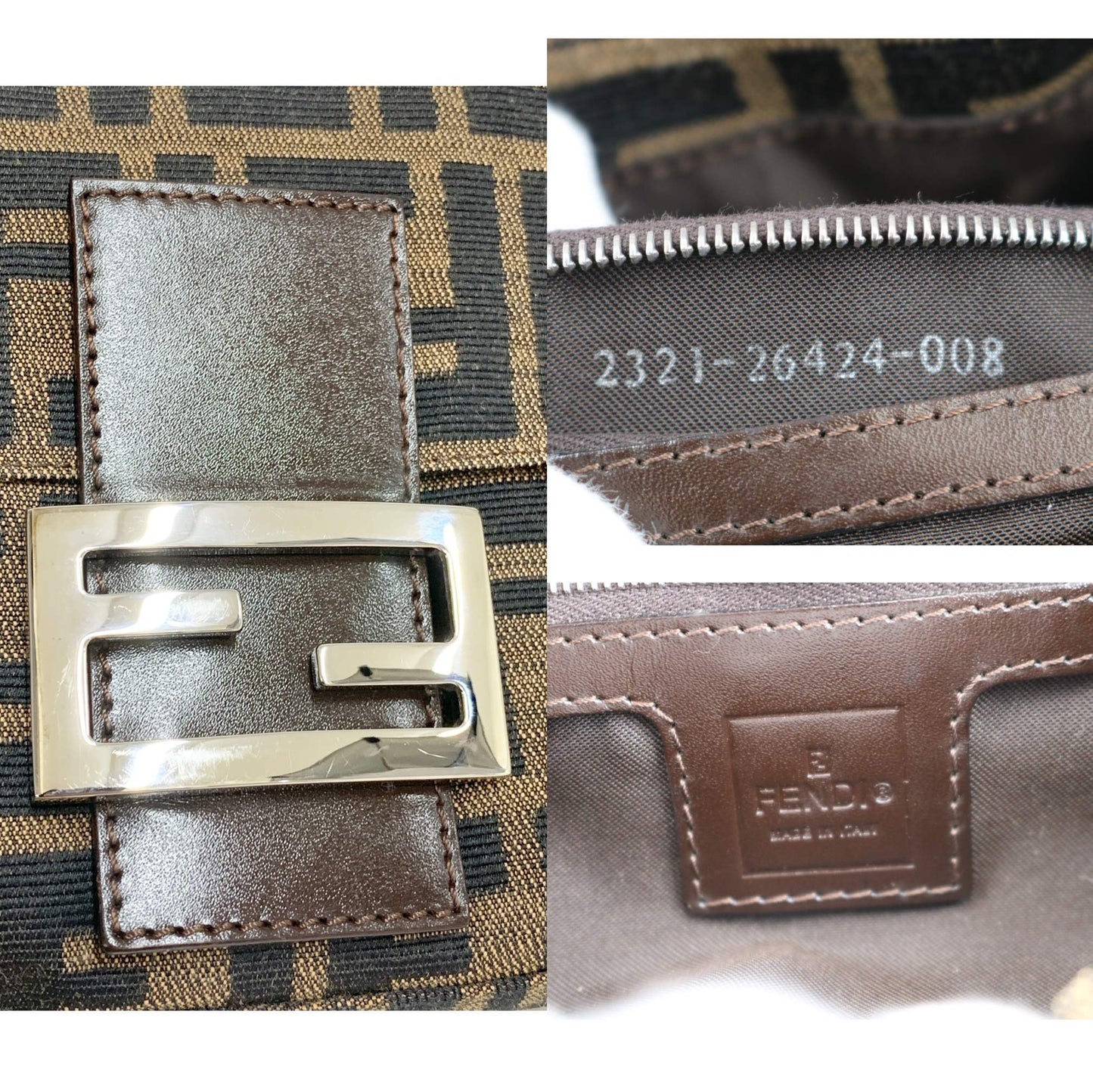 Rank SA | FENDI Zucca Mamma Baguette Shoulder Bag |0113211