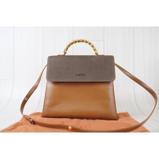 Rank A | Loewe Belasquez Twist Handbag Shoulder Bag |070301