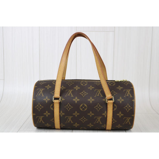 Rank AB | LV Monogram Papillon 26 Handbag |102812