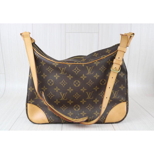 Rank A | LV Monogram Boulogne Shoulder Bag |090312