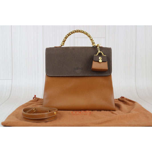 Rank A | Loewe Belasquez Twist Handbag Shoulder Bag |111605