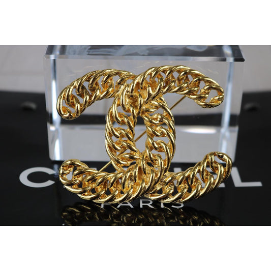 Rank SA | CHANEL Coco Mark Brooch 18k Gold Plated |101901