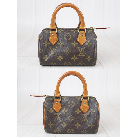 Rank AB | LV Monogram Mini Speedy Handbag |081410