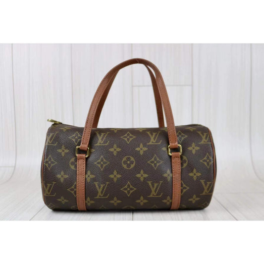 Rank A | LV Monogram Papillon 26 Handbag |011321
