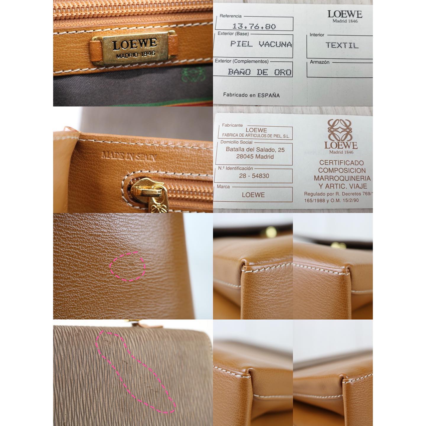 Rank A | Loewe Belasquez Twist Handbag Shoulder Bag |070301