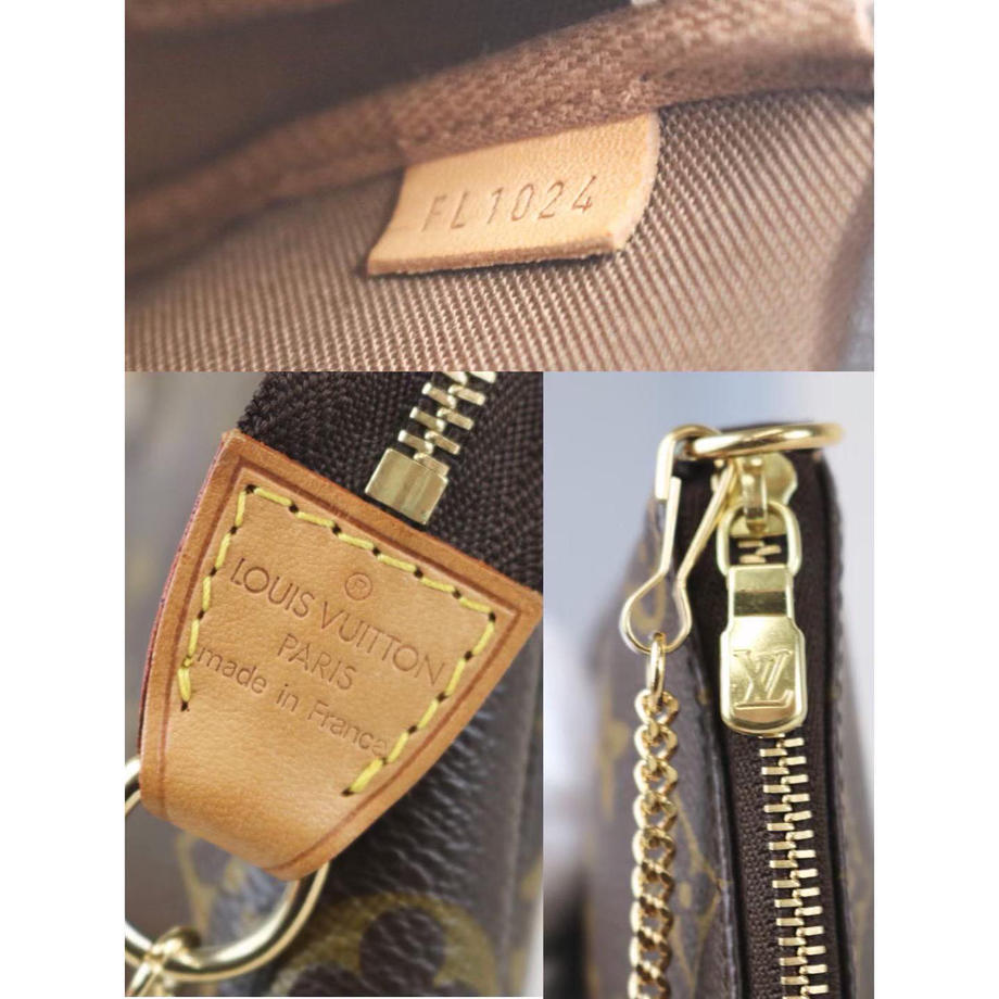 Rank A | LV Monogram Mini Pochette Accessoir |082814