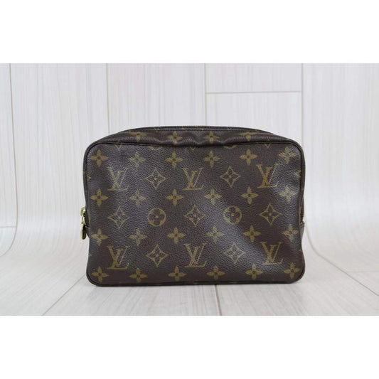 Rank A | LV Truth Toilet 23 Monogram Makeup Pouch|012614