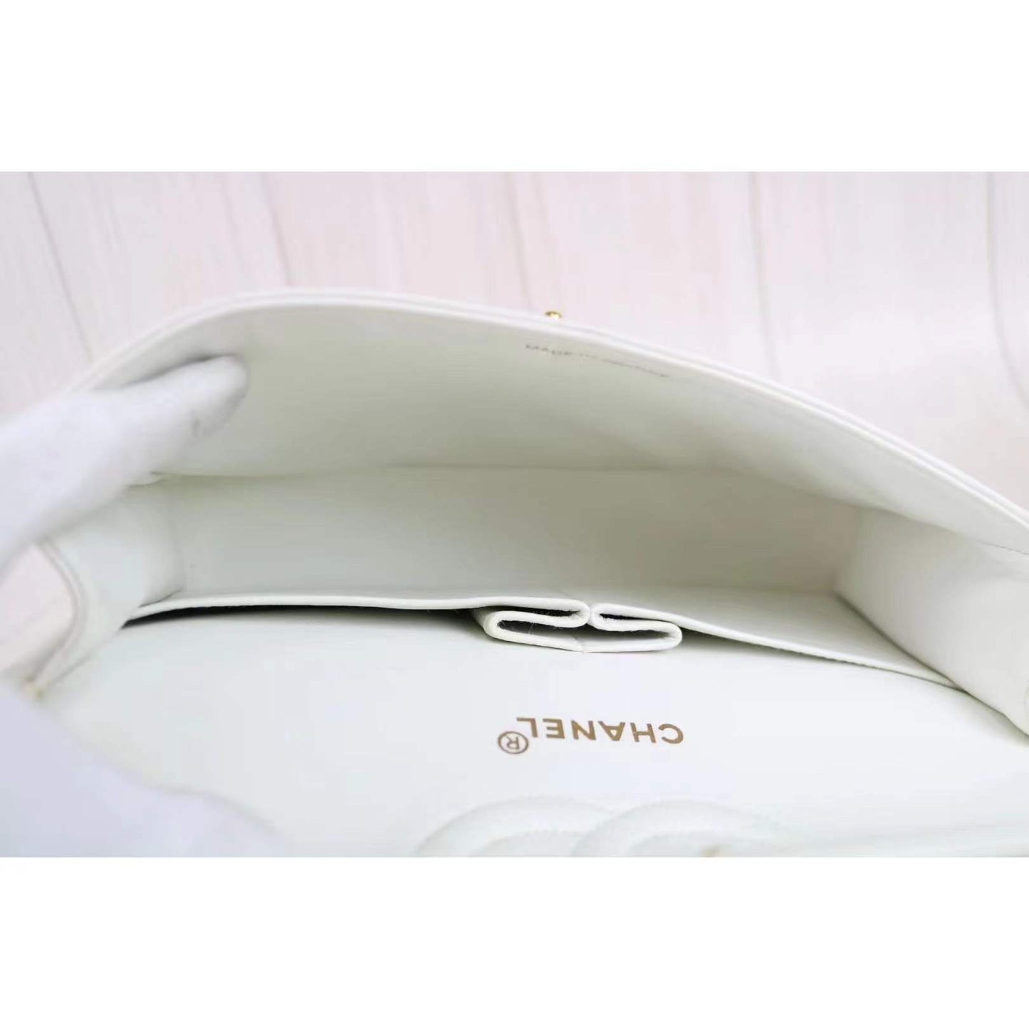 Rank AB | CHANEL Matrasse Lamb Skin Double Flap Double Chain Bag |012604