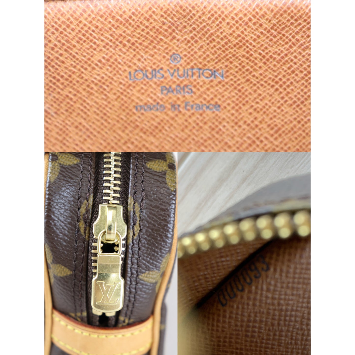 Rank A|LV Monogram Pochette Marley Bandolier Shoulder Bag|091013