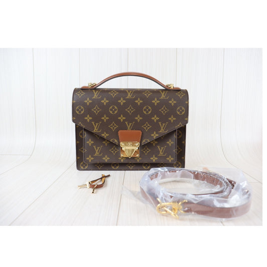 Rank A | LV Monogram Monceau28 Shoulder Bag |091401