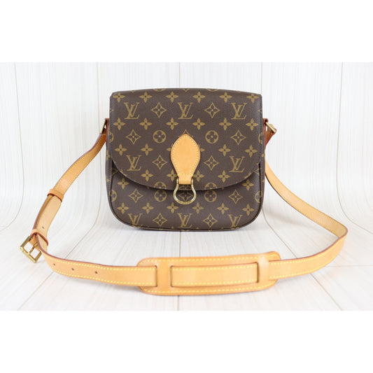 Rank A | LV Monogram Saint Cloud GM Shoulder Bag |091415