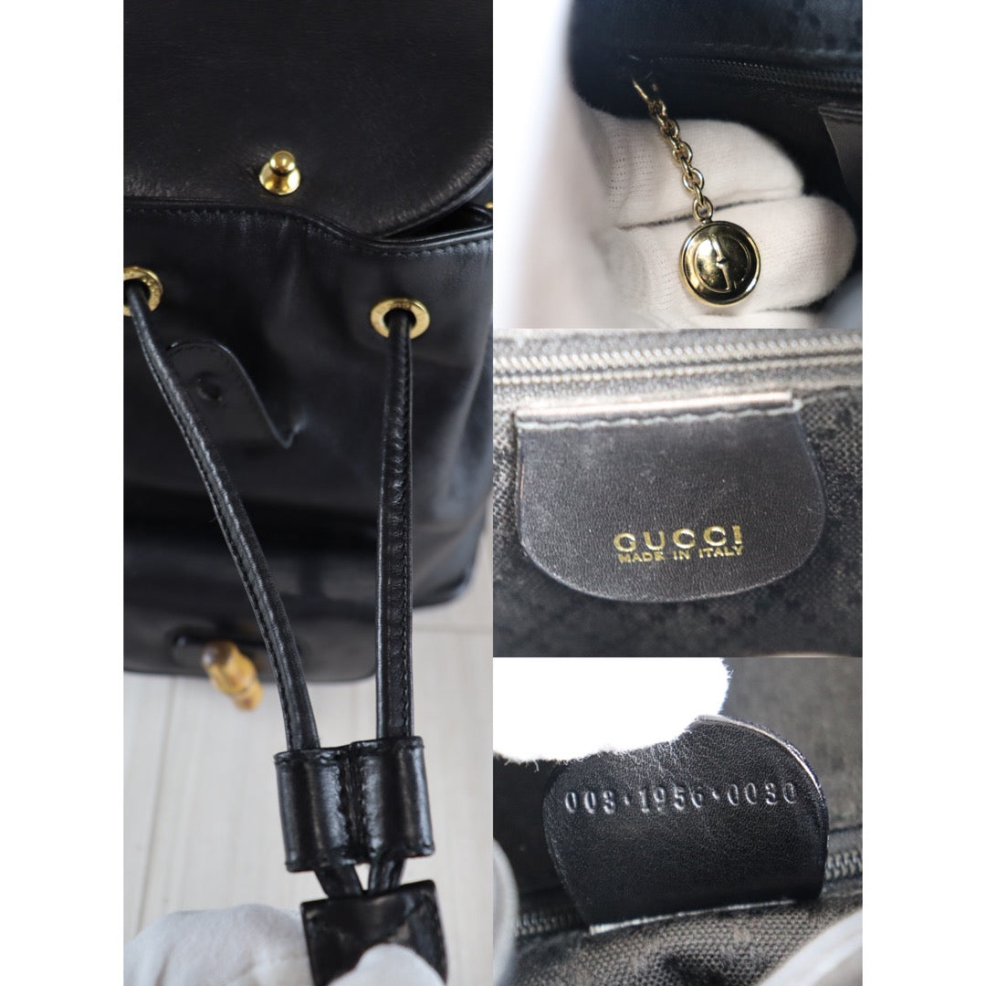 Rank A | GUCCI Leather Back Mini bag |091603