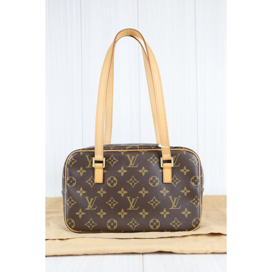 Rank A | LV Monogram Cite MM Shoulder Bag|091502