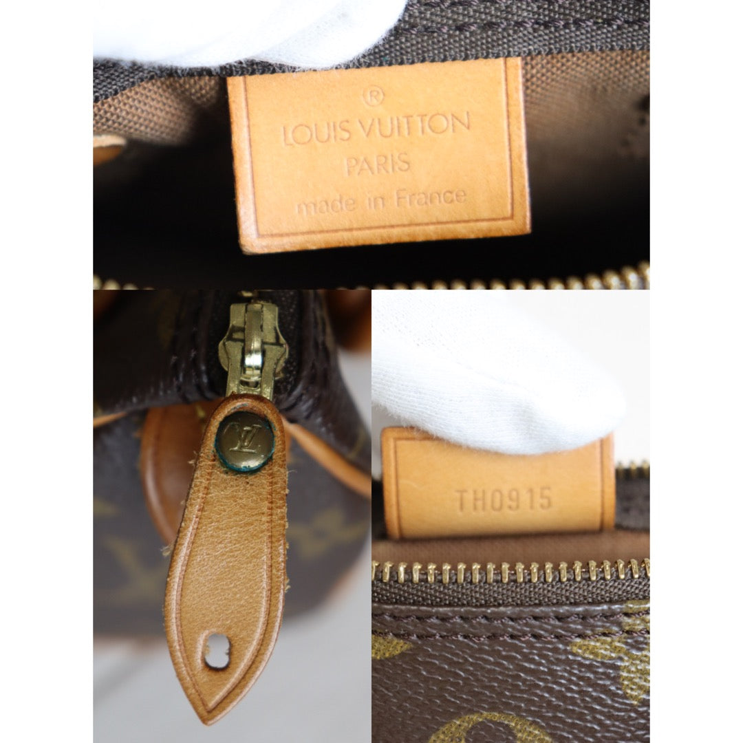 Rank AB | LV Monogram Mini Speedy Handbag |091905