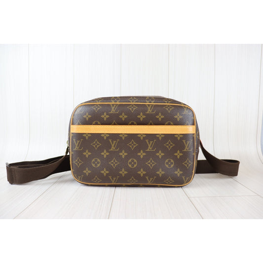 Rank A | LV Monogram Reporter PM Shoulder Bag |092101