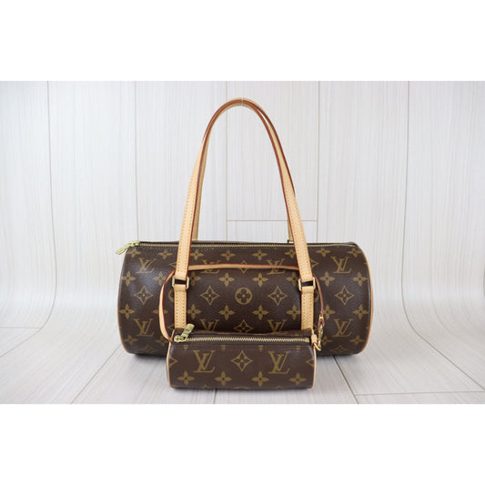 Rank A | LV Monogram Papillon 30 Handbag |092102