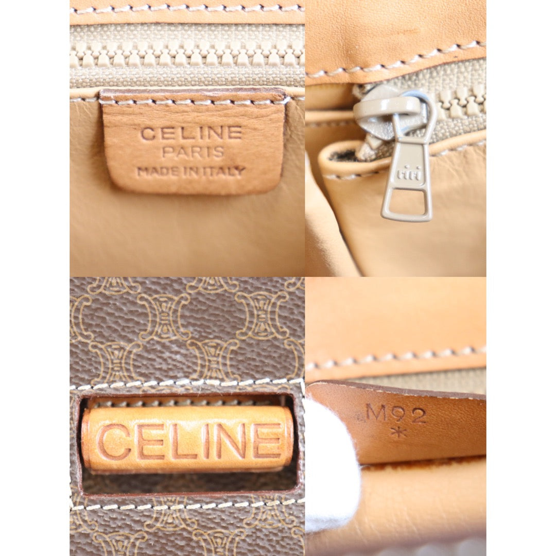 Rank A | CELINE Macadam Shoulder bag |092107