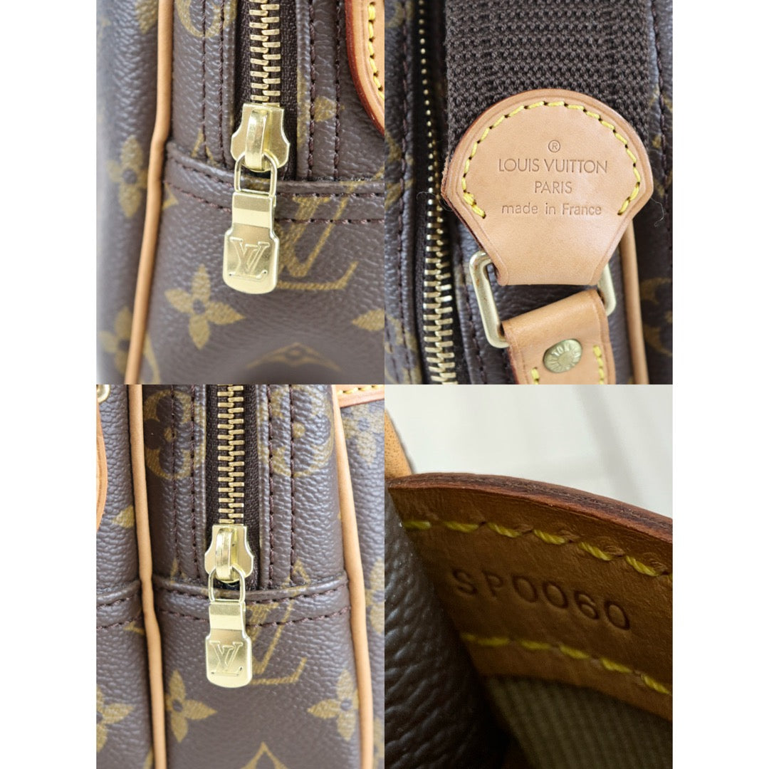 Rank A | LV Monogram Reporter PM Shoulder Bag |092204