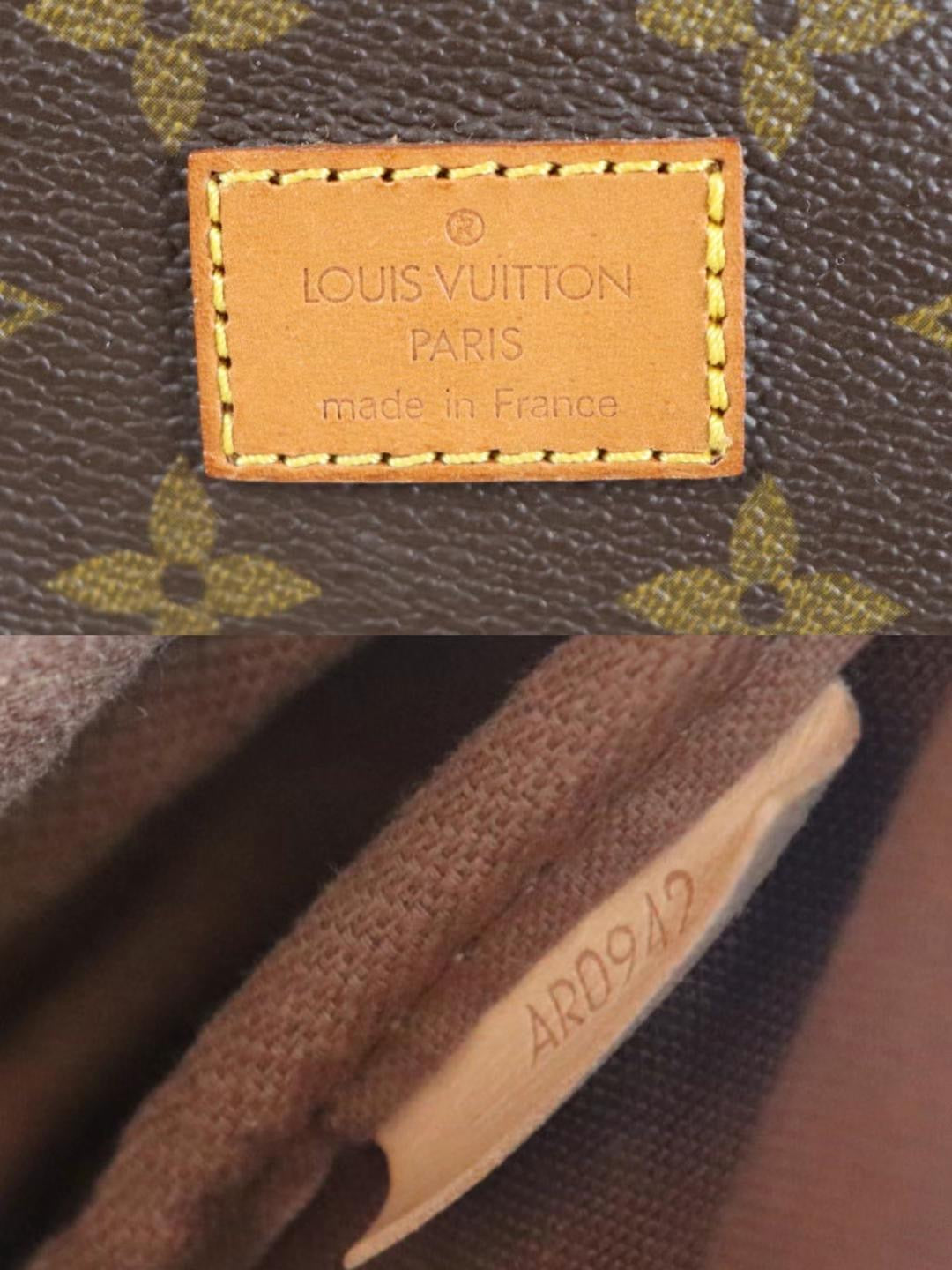 Rank AB| LV Monogram Saumur 30 Shoulder Bag|091307