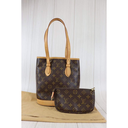 Rank SA | LV Monogram Petit Bucket PM Tote Bag |091030