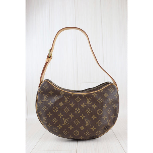 Rank AB |LV Monogram Pochette Croissant MM Shoulder Bag|092601