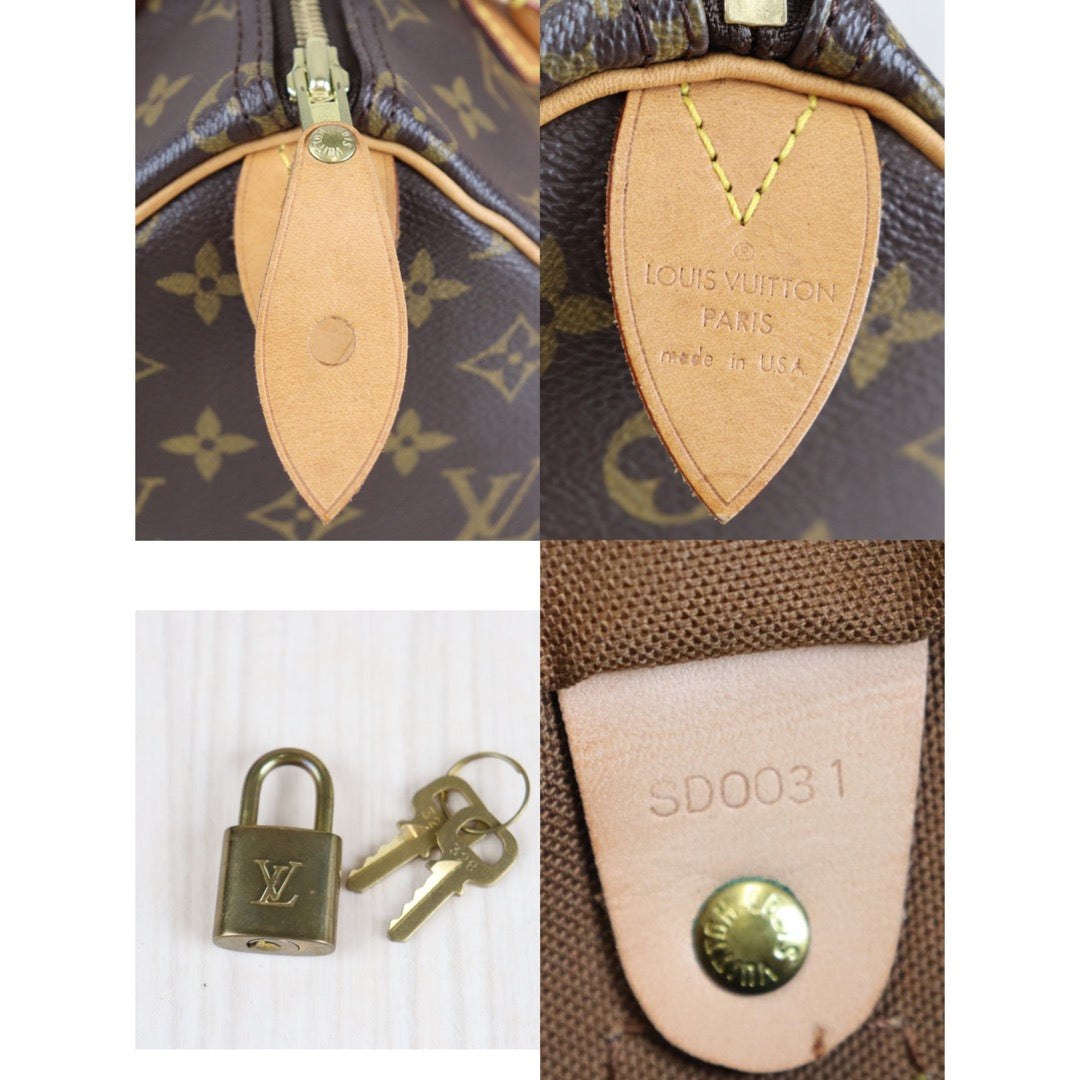 Rank A | LV Monogram Speedy 25 |092604