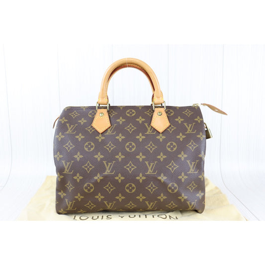 Rank AB| LV Monogram Speedy 30 HandBag|092913