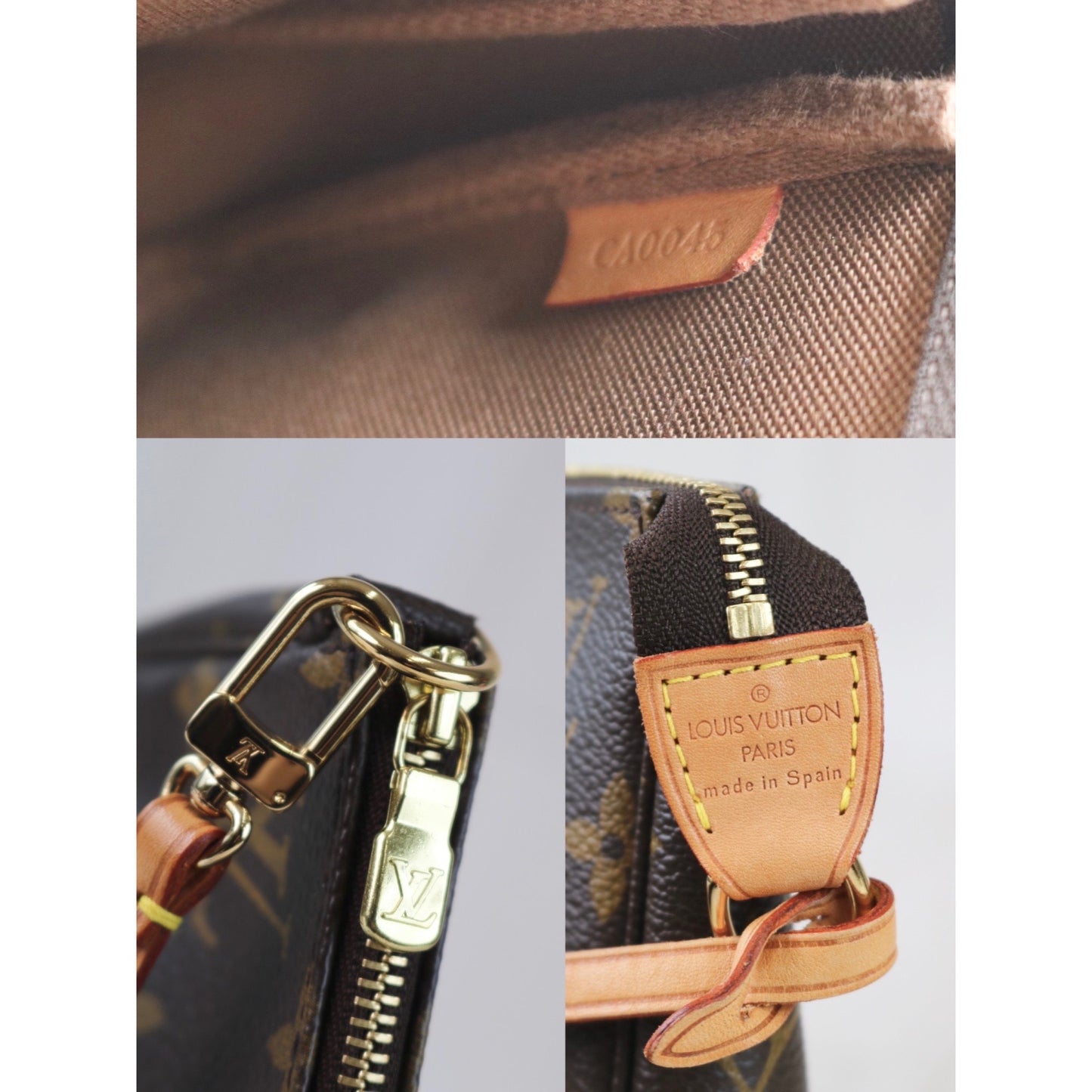 Rank A | LV Monogram Pochette Accessoires |011606