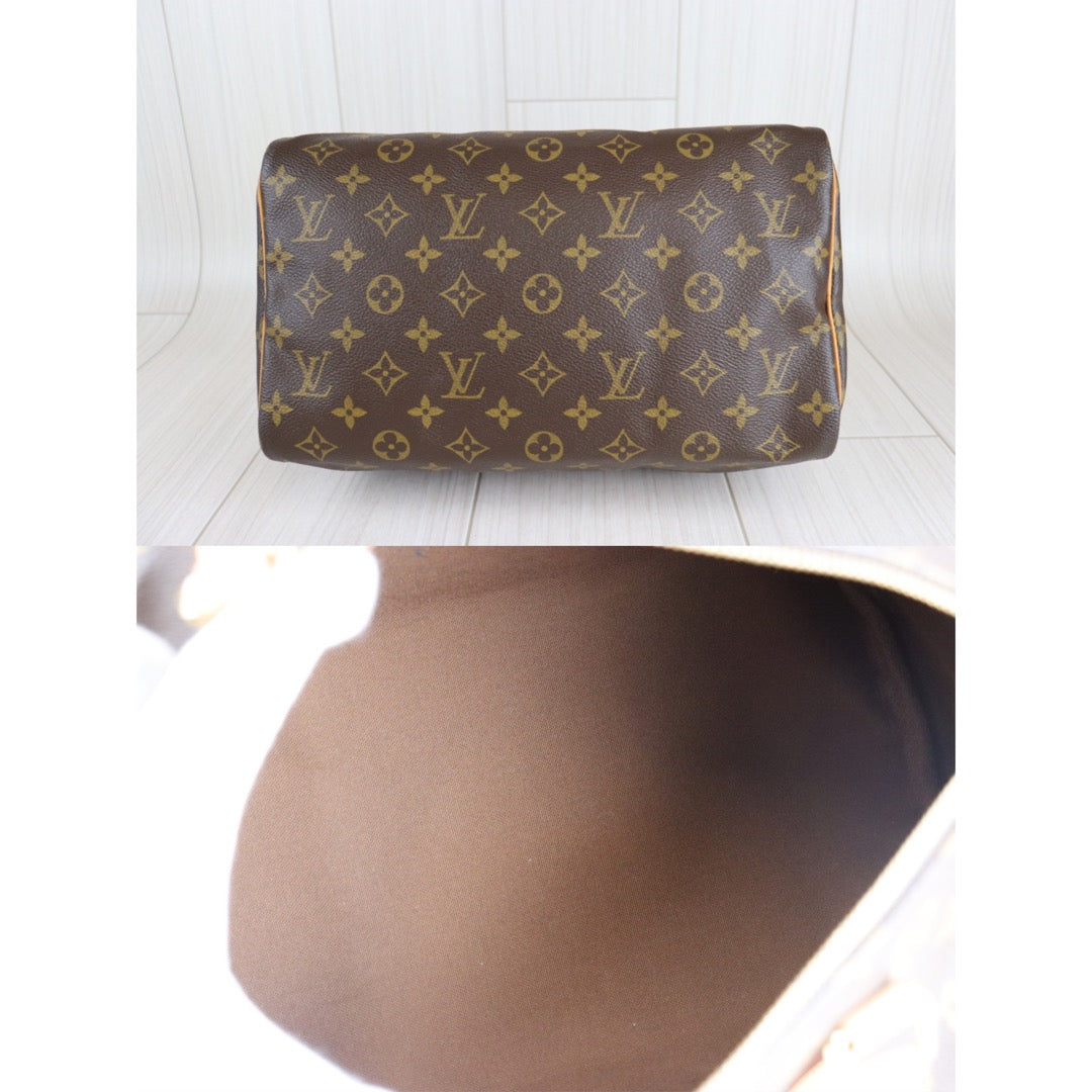 Rank A| LV Monogram Speedy 30 HandBag|092802