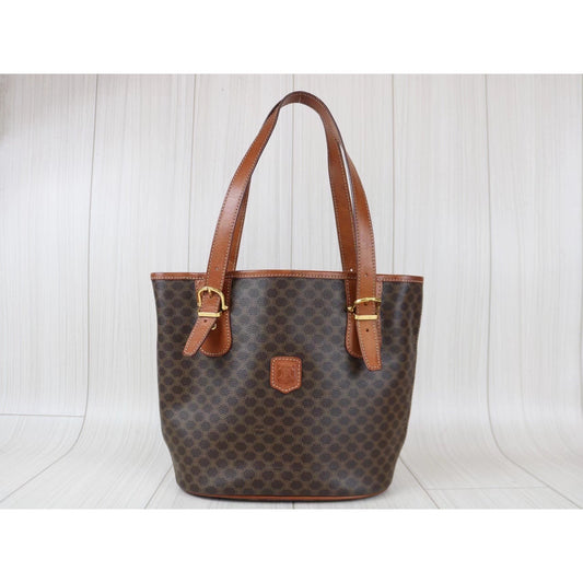 Rank AB|Celine Macadam Tote Bag|011805