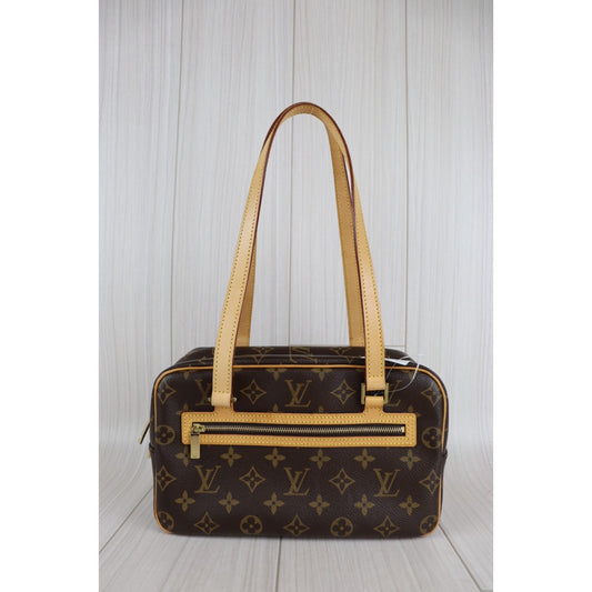 Rank A | LV Monogram Cite MM Shoulder Bag|092916