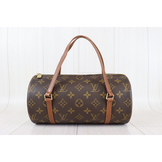 Rank AB | LV Monogram Papillon 26 Handbag |22093002