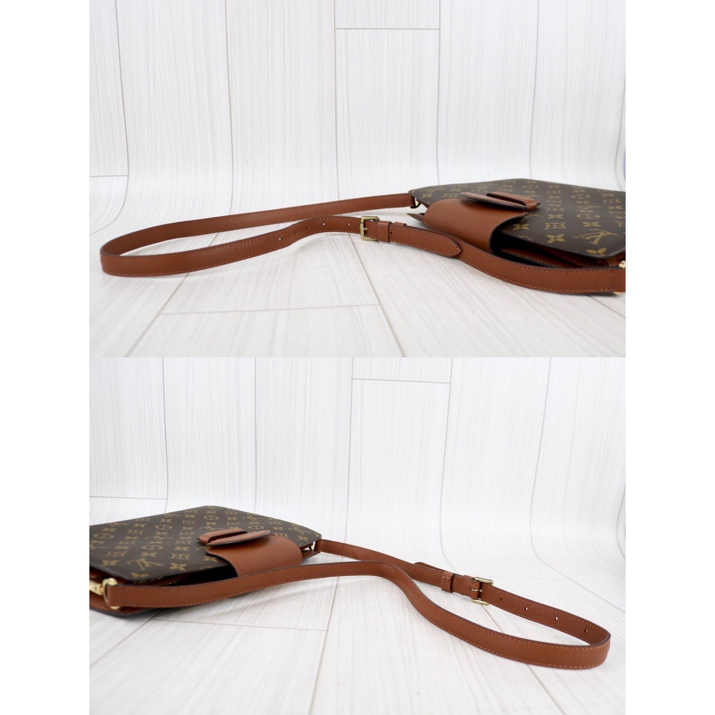 Rank A | LV Monogram Courcelles Shoulder bag |012208