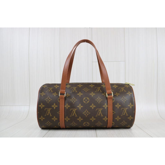 Rank A | LV Monogram Papillon 30 Handbag |012207