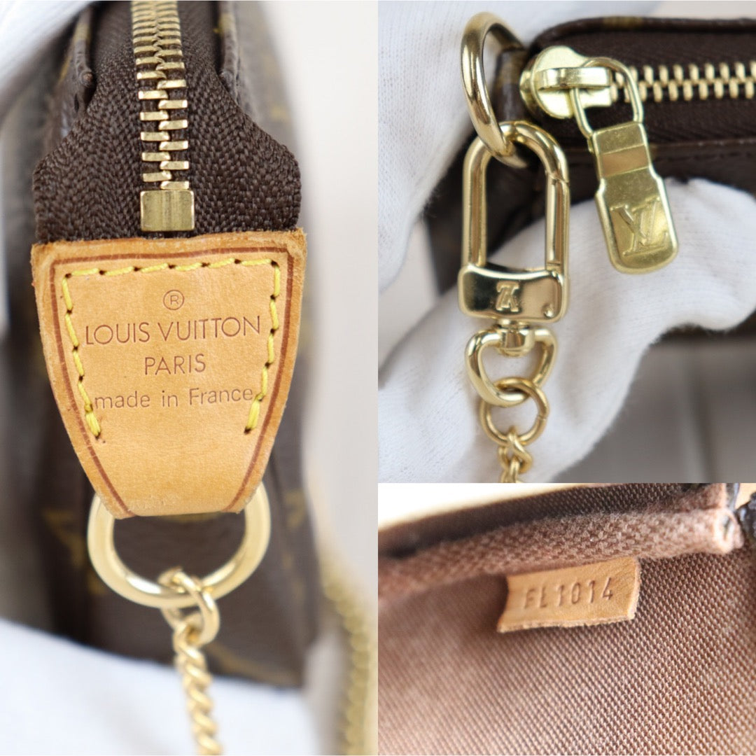 Rank A | LV Monogram Mini Pochette Accessoir |22100405