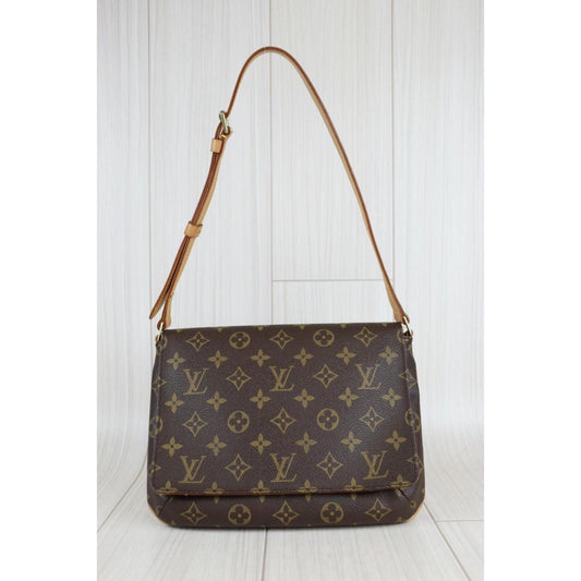 Rank AB | LV Monogram Musette Tango Shoulder Bag|22101703