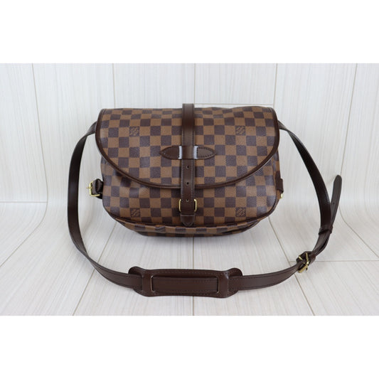 Rank A| LV Damier Saumur 30 Shoulder Bag|22100706