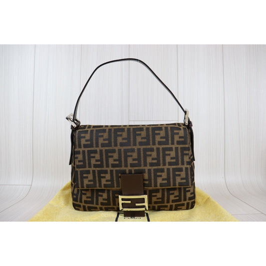 Rank SA| FENDI Zucca Mamma Baguette Shoulder Bag |22100707